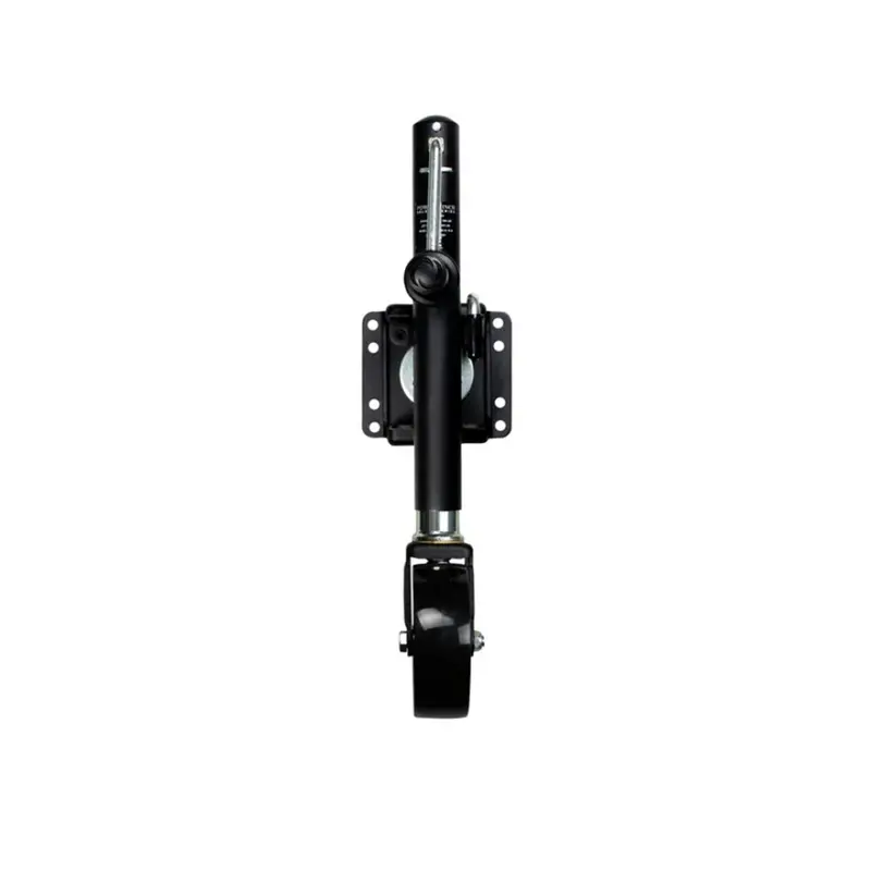 Powerwinch Select Series Jack - 1000Lb, Weld-On, Single Wheel, Carbon Black [21400-J-1000-W1-B-R] 1