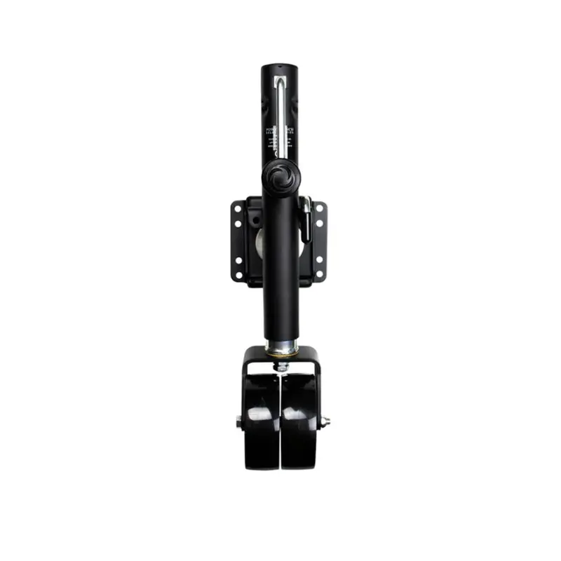 Powerwinch Select Series Jack - 1500Lb, Bolt-On, Double Wheel, Carbon Black [21400-J-1500-B2-B-R] 1
