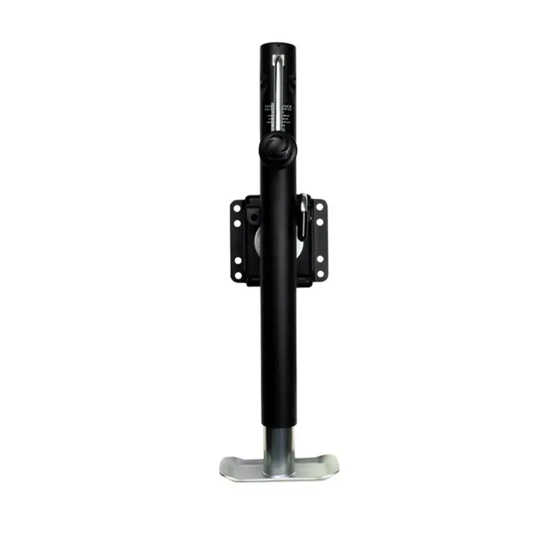 Powerwinch Select Series Jack - 2500Lb, Weld-On, Flat Plate, Carbon Black [21400-J-2500-Wf-B-R] 1