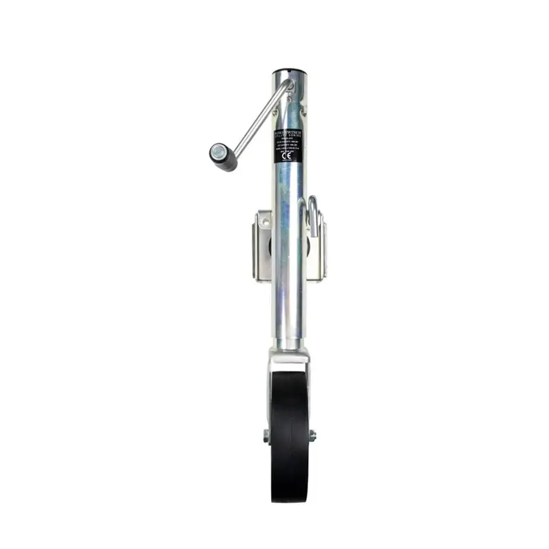 Powerwinch Utility Series Jack - 1500Lb, Weld-On, Single Wheel, Zinc [21500-J-1500-W1-Z-R] 1