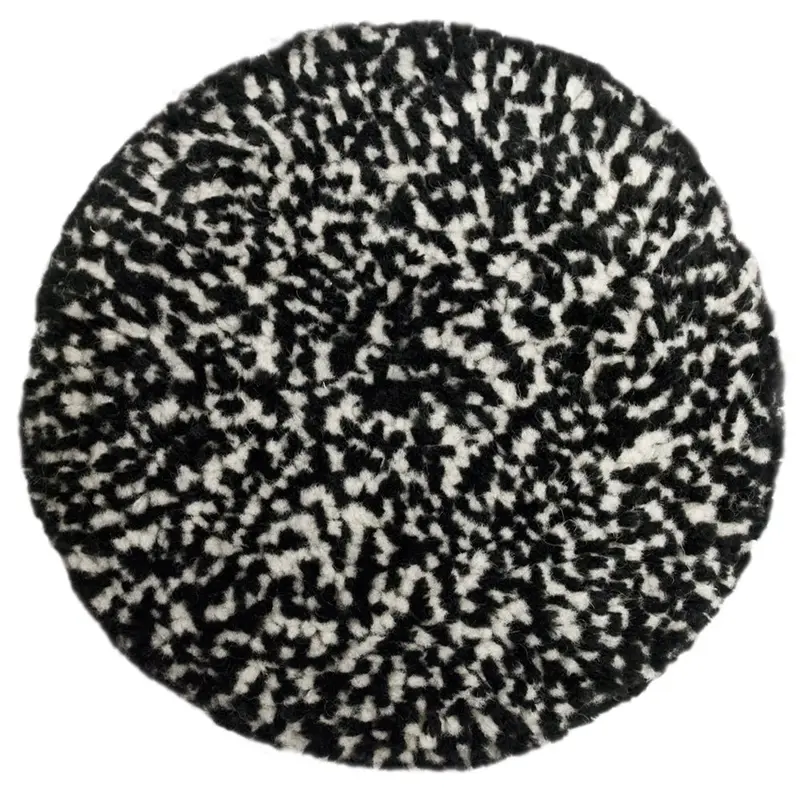 Presta Wool Compounding Pad - Black  White Heavy Cut [890146] 1