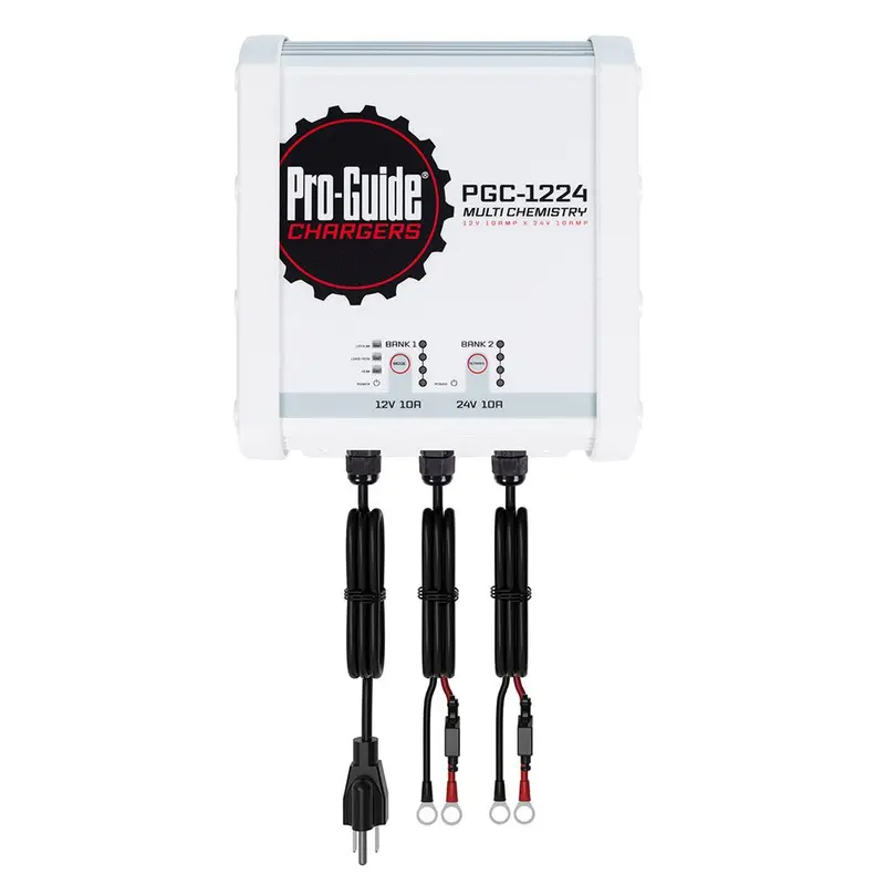 Pro-Guide 2 Bank On-Board Battery Charger - (1) 12V / (1) 24V - 20-Amp [Pgc-1224] 1
