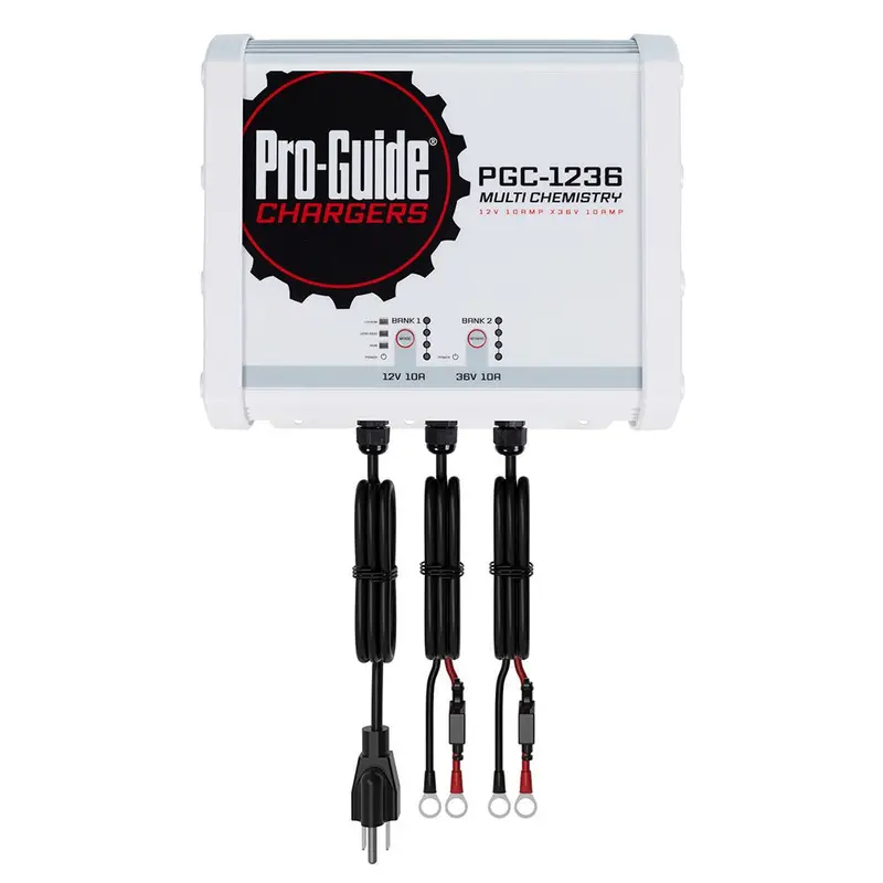 Pro-Guide 2 Bank On-Board Battery Charger - (1) 12V / (1) 36V - 20-Amp [Pgc-1236] 1