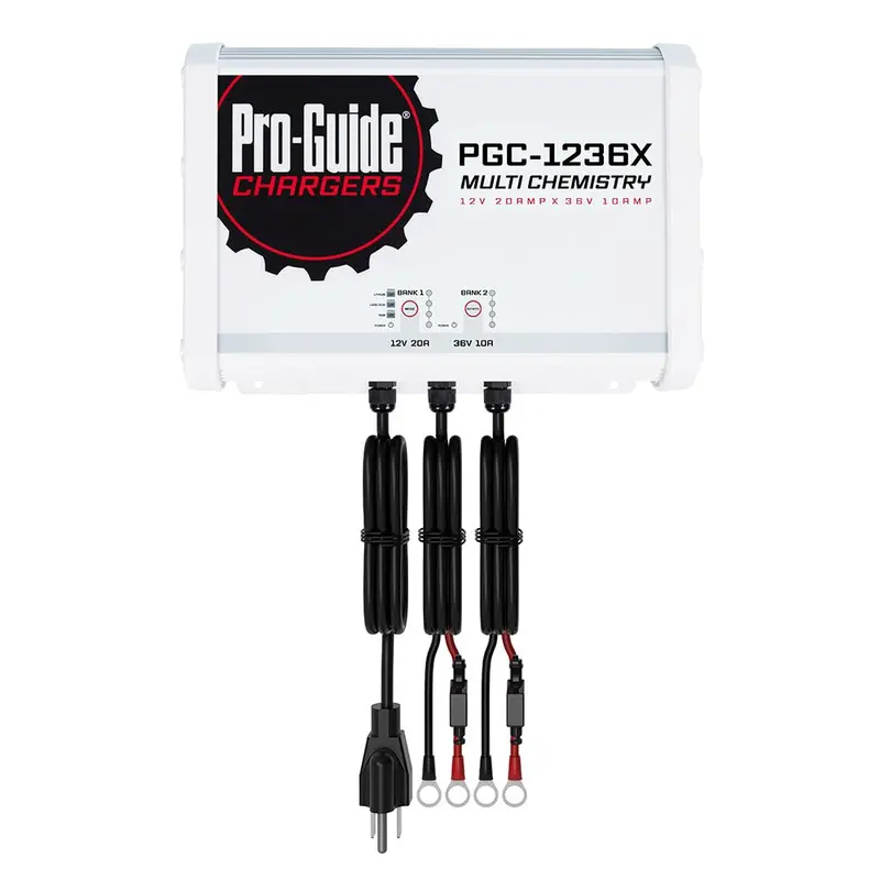 Pro-Guide 2 Bank On-Board Battery Charger - (1) 12V / (1) 36V - 30-Amp [Pgc-1236X] 1