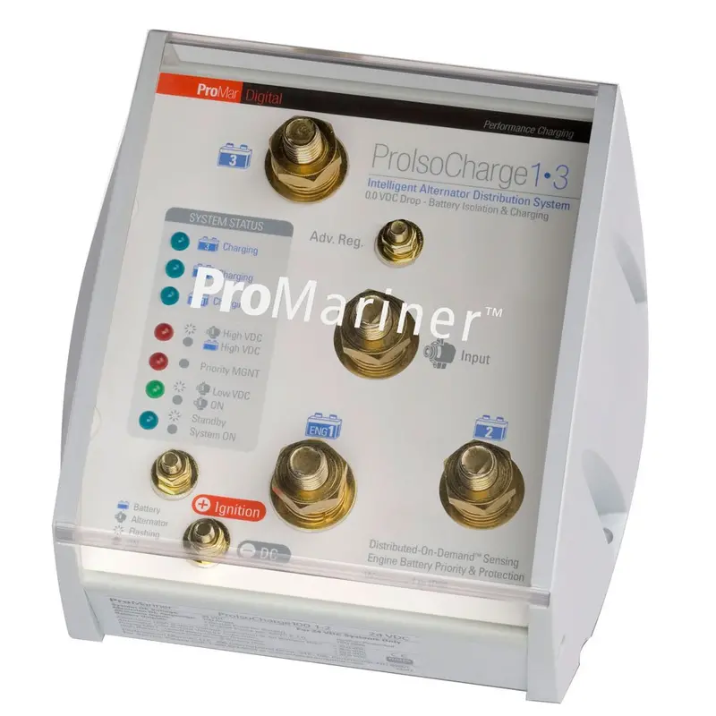 Promariner Proisocharge Battery Isolator 120Amp 1-Alt 3-Bat - 12V [23124] 1