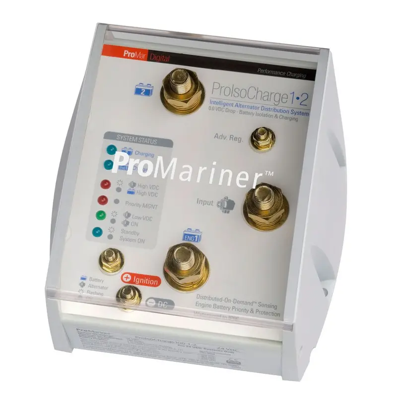 Promariner Proisocharge Battery Isolator 180Amp 1-Alt 2-Bat - 12V [23122] 1