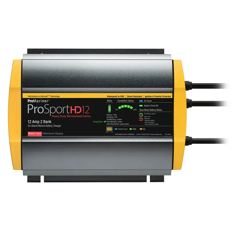 Promariner Prosporthd 12 Gen 4 - 12 Amp - 2 Bank Battery Charger [44012] 1