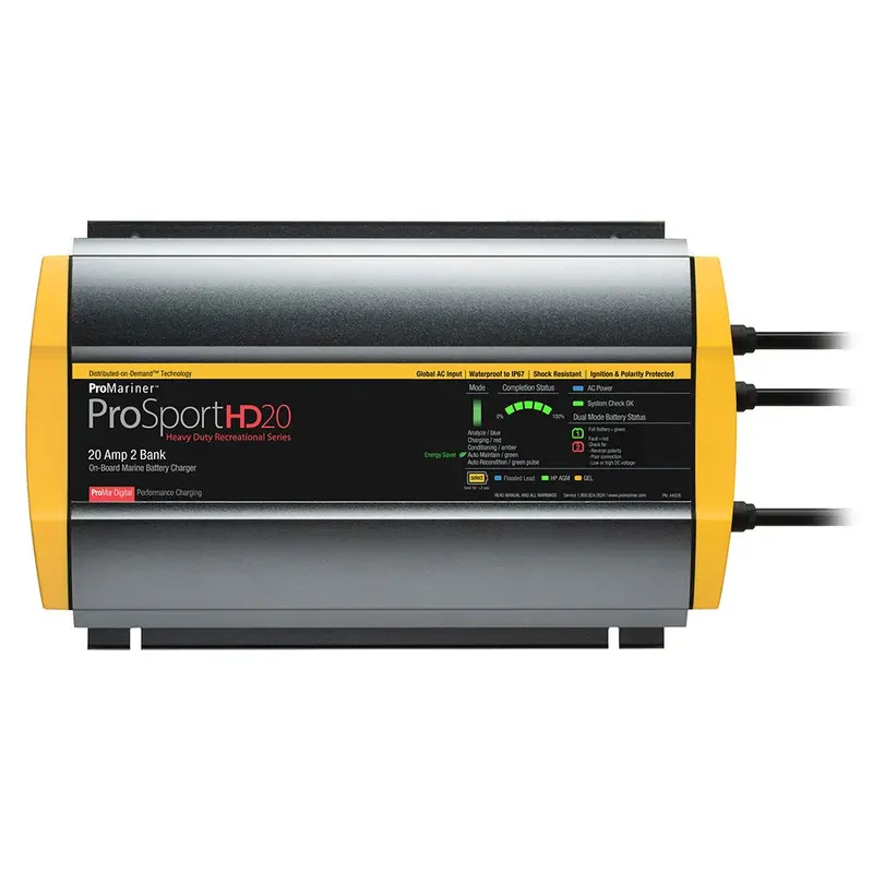 Promariner Prosporthd 20 Global Gen 4 - 20 Amp - 2 Bank Battery Charger [44028] 1