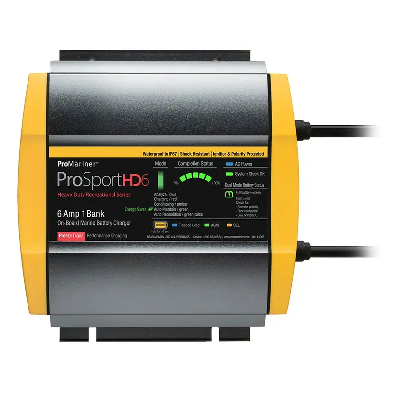 Promariner Prosporthd 6 Gen 4 - 6 Amp - 1 Bank Battery Charger [44006] 1