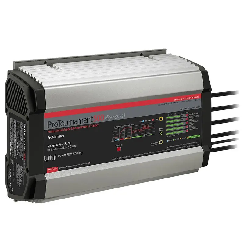 Promariner Protournament 500 Elite Series3 5-Bank On-Board Marine Battery Charger [53505] 1