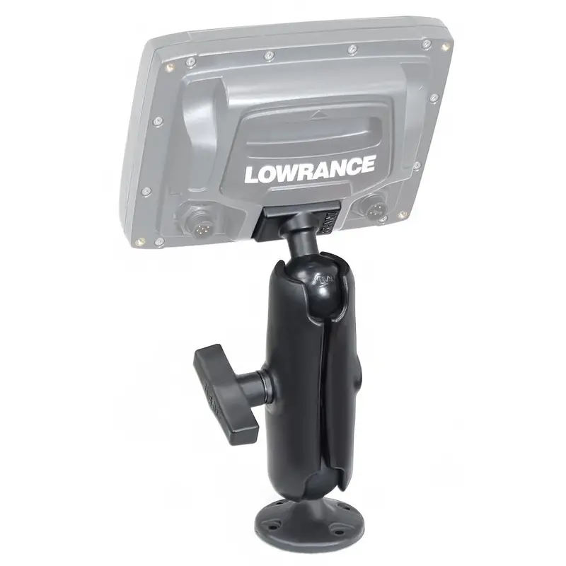 Ram Mount 1.5" Ball "Rugged Use" Composite Mount F/Lowrance Elite-5 & Mark-5 Series Fishfinders [Rap-101U-Lo11] 1