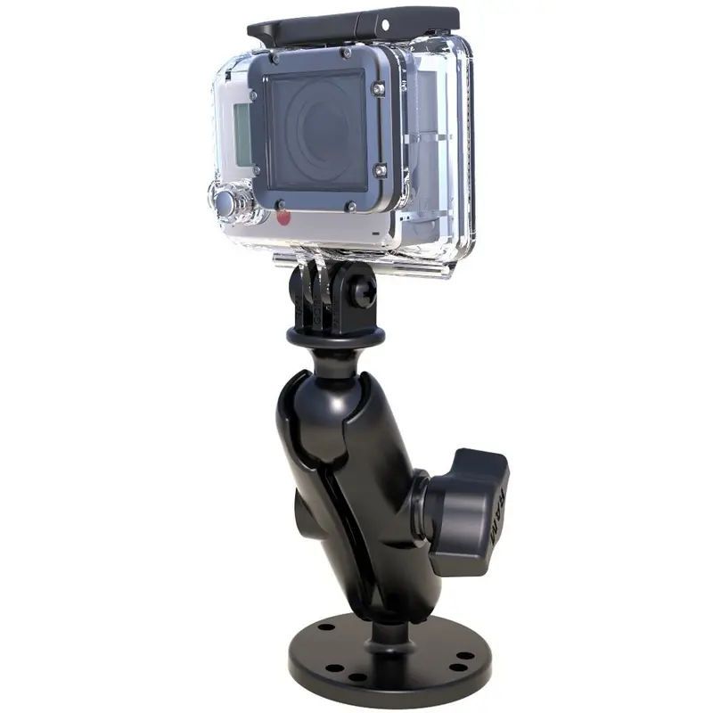 Ram Mount 1" Ball Mount W/Custom Gopro Hero Adapter [Ram-B-138-Gop1u] 1