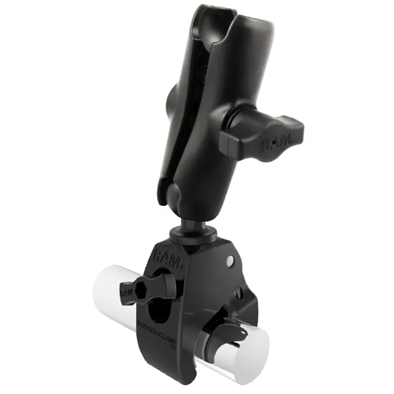 Ram Mount 1" Ball Standard Length Double Socket Arm W/Medium Tough-Claw Base [Rap-B-404-201U] 1