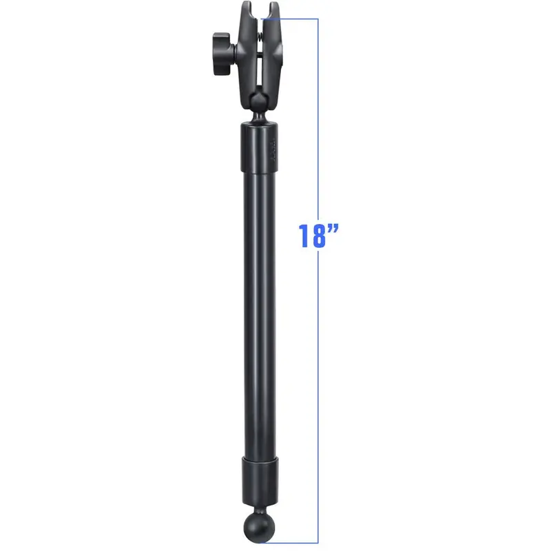 Ram Mount 18" Long Extension Pole W/2 1" Ball Ends & Double Socket Arm [Rap-Bb-230-18-201U] 1