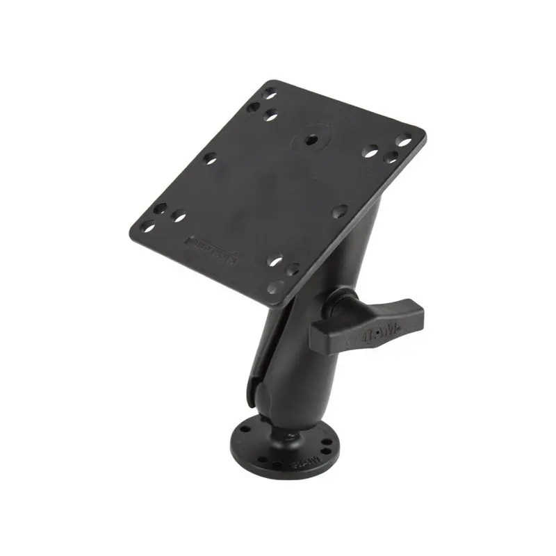 Ram Mount 4.75" Square Base Vesa 75Mm & 100Mm Hole Patterns W/Surface Mount - 1.5" Rubber Ball Size [Ram-101U-246] 1