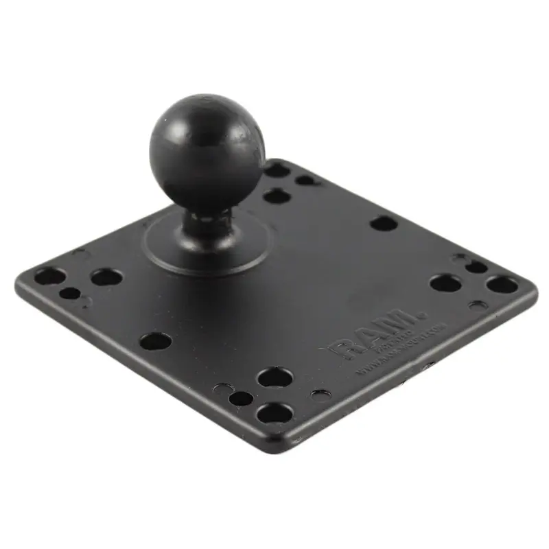 Ram Mount 4.75" Square Base W/Vesa (4 X 75Mm) (4 X 100Mm) Hole Patterns  1.5" Ball [Ram-246-Ad1u] 1