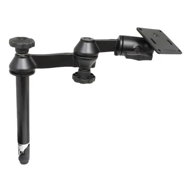 Ram Mount 8" Upper Pole W/Double Swing Arms  75 X 75Mm Vesa Plate [Ram-Vp-Sw1-8-2461] 1
