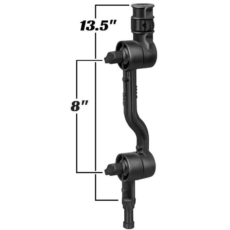 Ram Mount Adjustable Adapt-A-Post 13.5" Extension Arm [Rap-114-Apb2u] 1