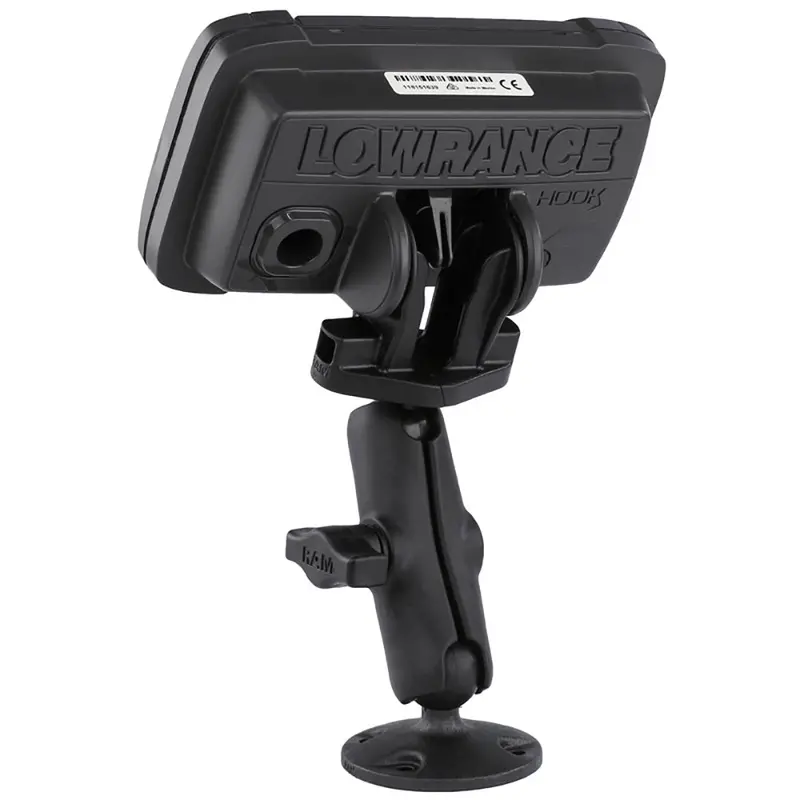 Ram Mount B Size 1" Composite Fishfinder Mount For The Lowrance Hook2 Series [Rap-B-101-Lo12] 1
