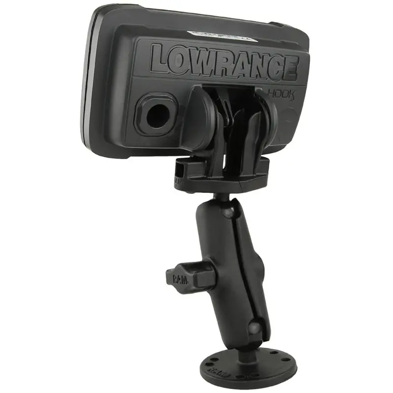 Ram Mount B Size 1" Fishfinder Mount For The Lowrance Hook2 Series [Ram-B-101-Lo12] 1