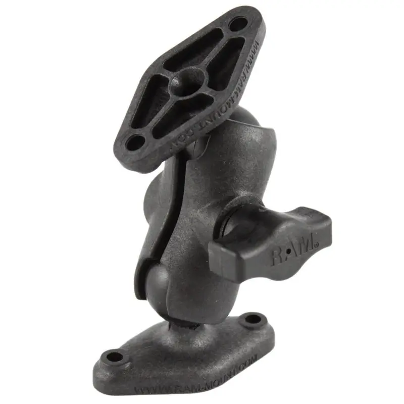 Ram Mount Composite Short Socket Arm W/2 Diamond Bases [Rap-B-102U-A] 1