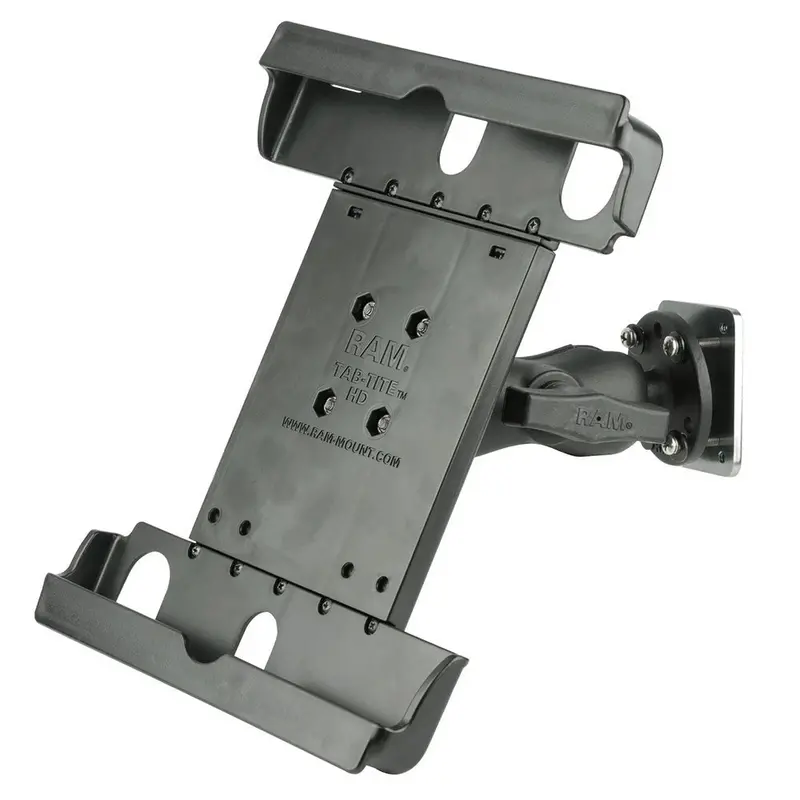 Ram Mount Dashboard Mount W/Backing Plate F/9"-10.5" Tablets W/Cases [Ram-101B2-Tab20u] 1
