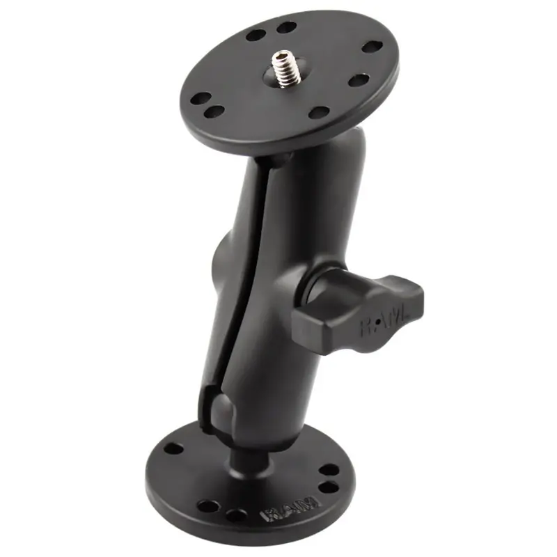 Ram Mount Double Ball Mount W/1/4"-20 Male Thread [Ram-B-101Au] 1