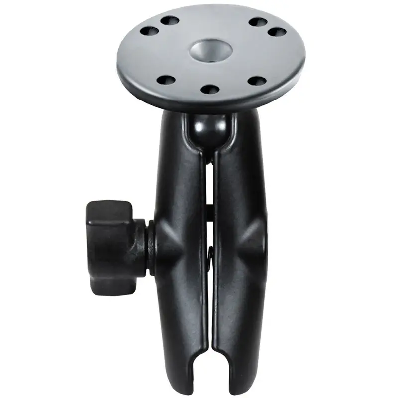 Ram Mount Double Socket Arm W/2.5" Round Base [Ram-B-103U] 1