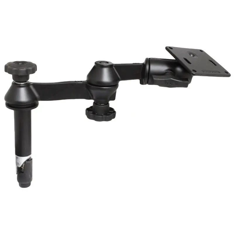 Ram Mount Double Swing Arm W/4" Male & No Female Tele-Pole - Vesa Plate [Ram-Vp-Sw1-4-2461] 1