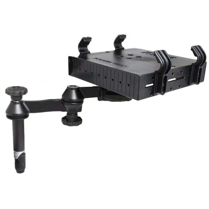 Ram Mount Double Swing Arm W/4" Male Tele-Pole - Laptop Tray [Ram-Vp-Sw1-4-234-3] 1
