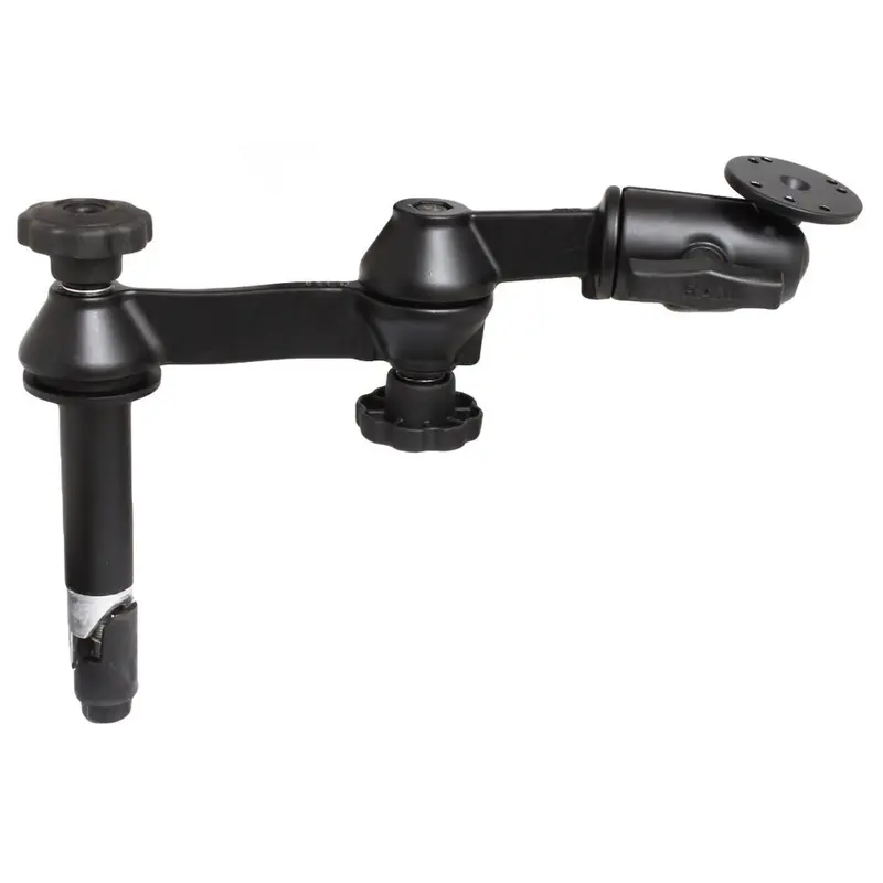 Ram Mount Double Swing Arm W/4" Male Tele-Pole - No Female [Ram-Vp-Sw1-4] 1