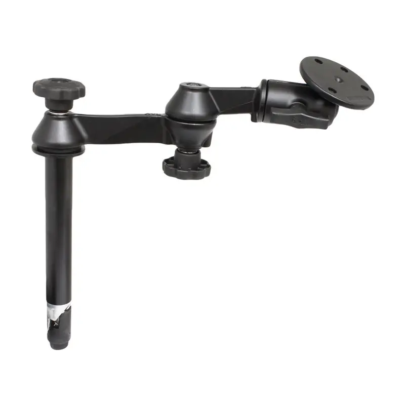Ram Mount Double Swing Arm W/8" Male Tele-Pole - 3.68" Base [Ram-Vp-Sw1-8-240] 1