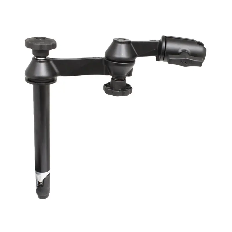 Ram Mount Double Swing Arm W/8" Male Tele-Pole - No Ball Base [Ram-Vp-Sw1-8Nb] 1