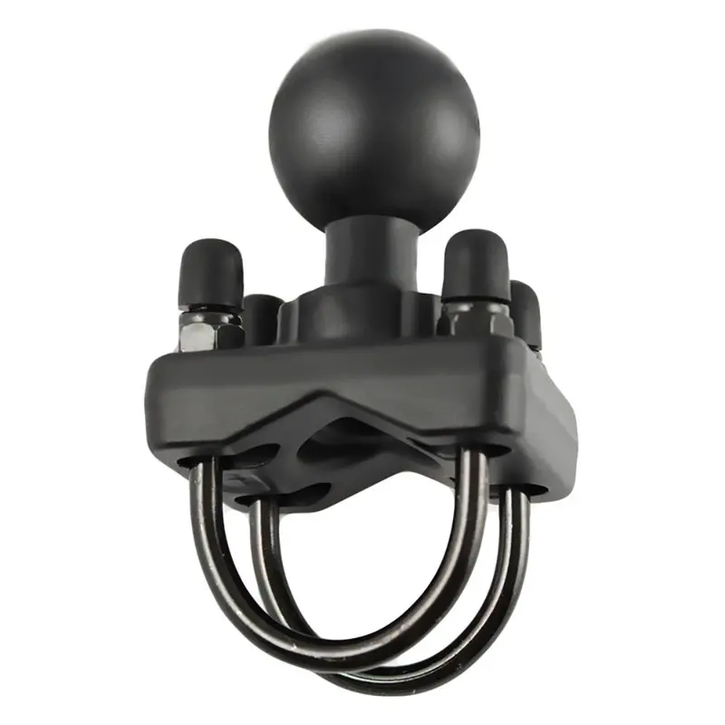 Ram Mount Double U-Bolt Ball Base F/1.25" - 1.5" Rails [Ram-235-1U] 1