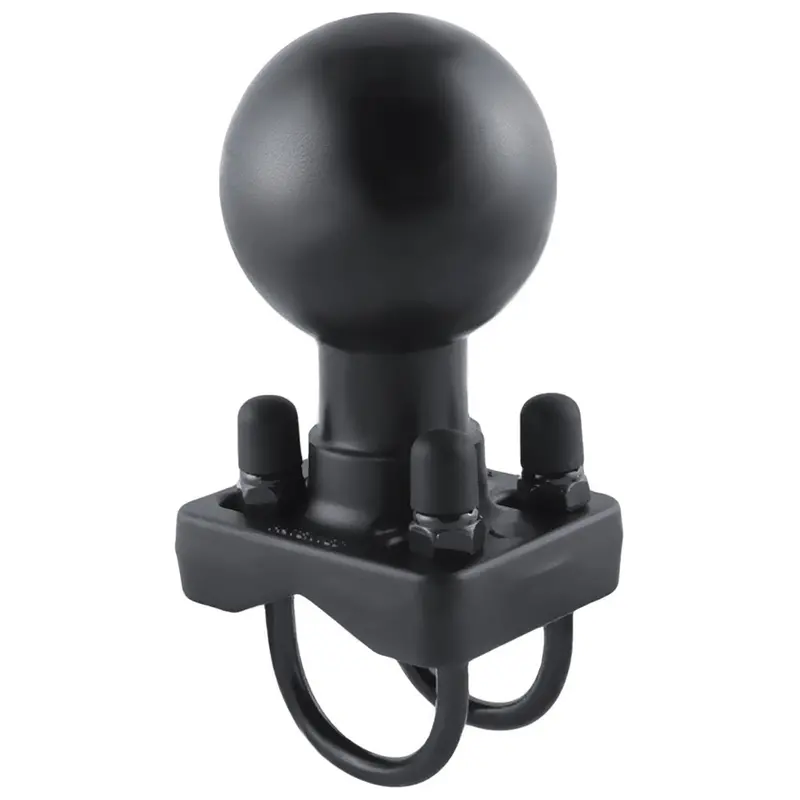 Ram Mount Double U-Bolt Base W/D Size 2.25" Ball For Rails From 1" To 1.25" In Diameter [Ram-D-235U] 1