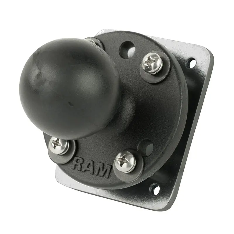 Ram Mount Drill-Down Dashboard Ball Base W/Backing Plate - C Size [Ram-202-225-2U] 1