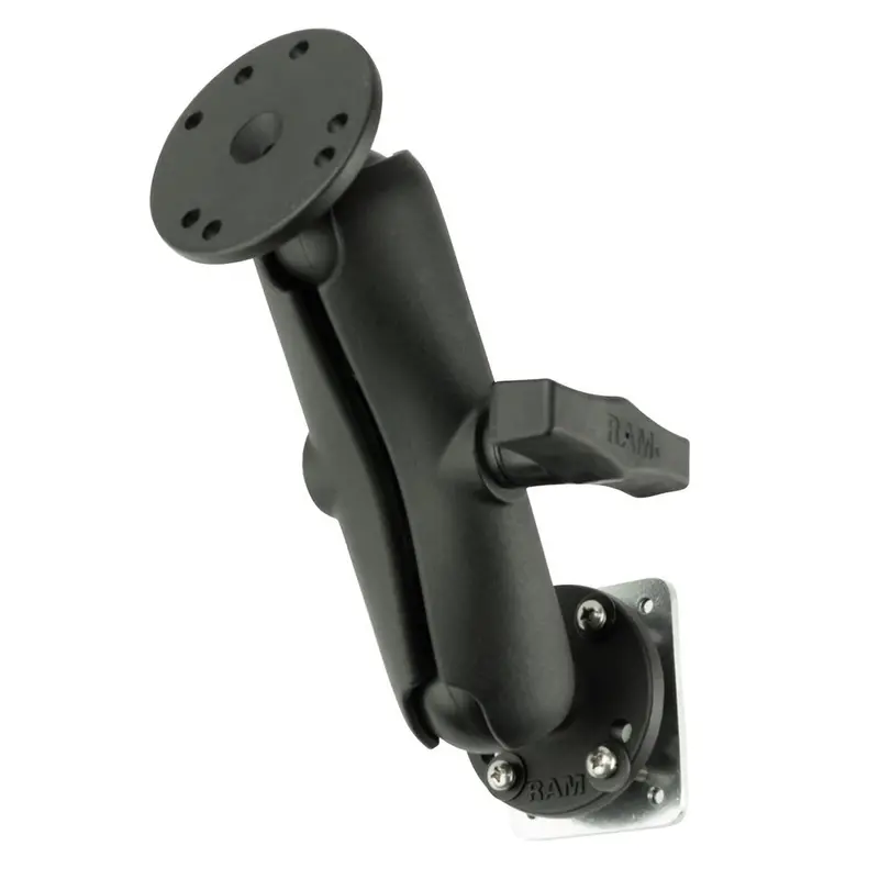 Ram Mount Drill-Down Dashboard Mount W/Backing Plate - C Size Medium [Ram-101-225B2u] 1