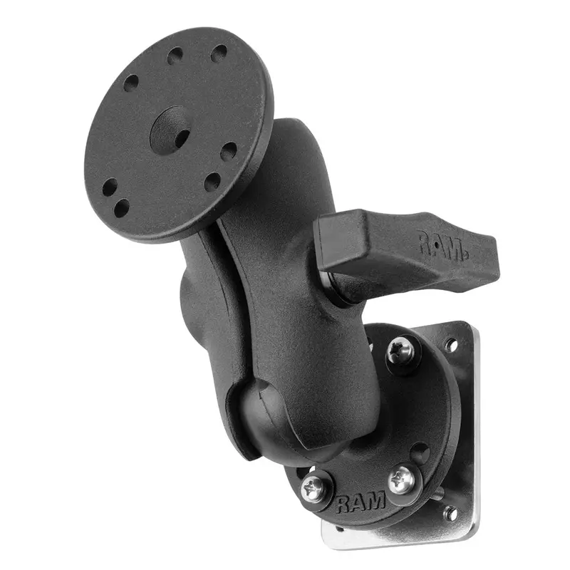 Ram Mount Drill-Down Dashboard Mount W/Backing Plate - C Size Short [Ram-101-B-225B2u] 1