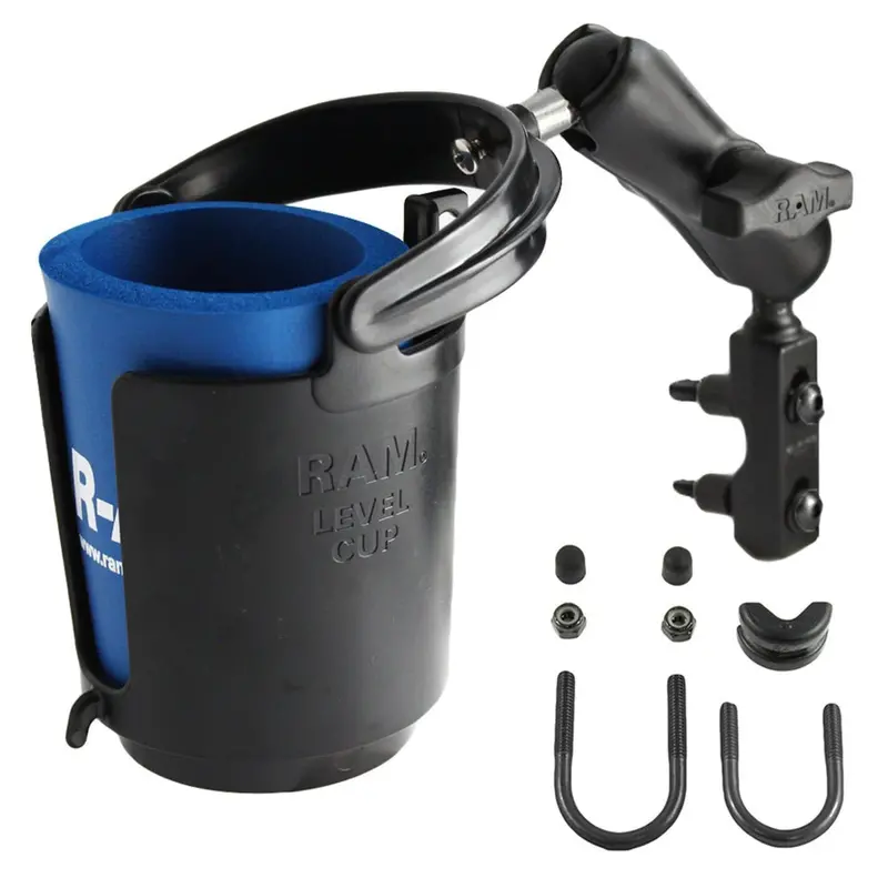Ram Mount Drink Cup Holder W/Goldwing Mount [Ram-B-132-309U] 1
