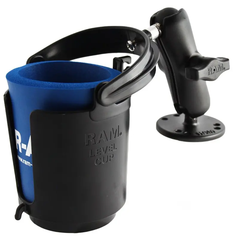 Ram Mount Drink Cup Holder W/Surface Mount [Ram-B-132U] 1