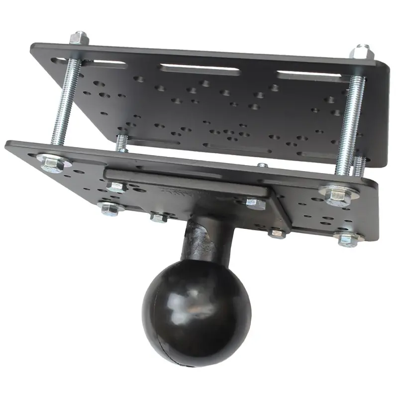 Ram Mount Forklift Overhead Guard Plate W/E Size 3.38" Ball [Ram-335-E-246] 1