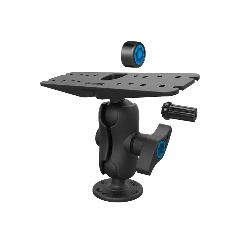 Ram Mount Heavy Duty Marine Electronics Mount W/Combination Pin-Lock Security Kit Short Arm [Ram-Sg-D-111U-C] 1
