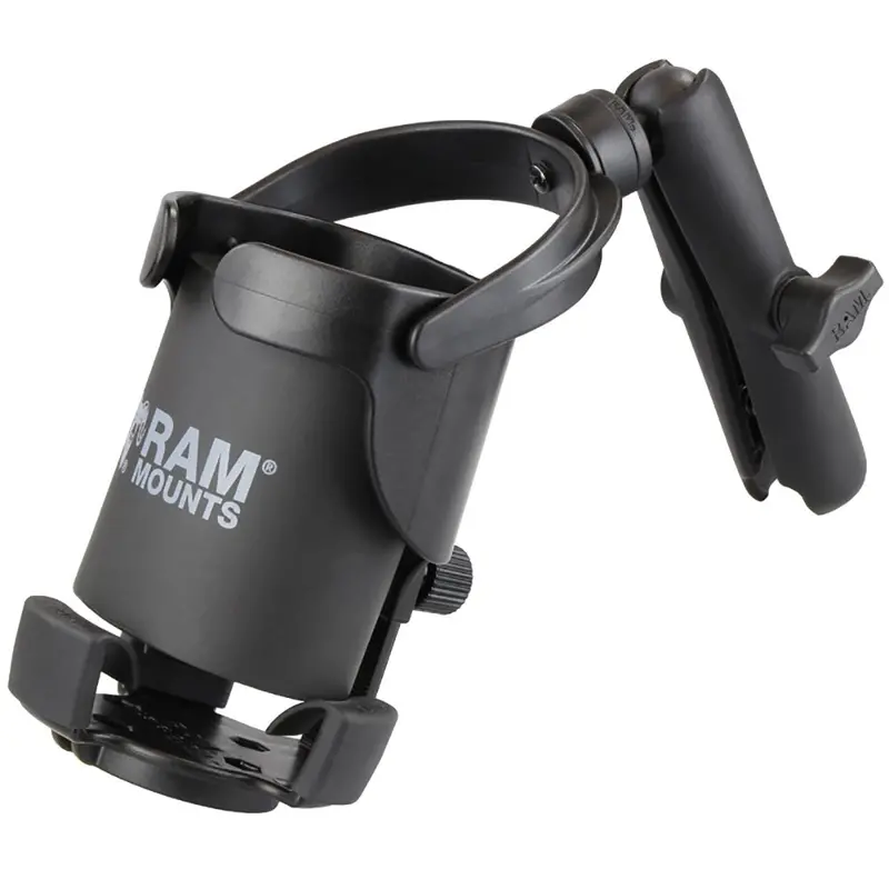 Ram Mount Level Cup Xl W/Long Double Socket Arm [Ram-B-417B-C-201U] 1