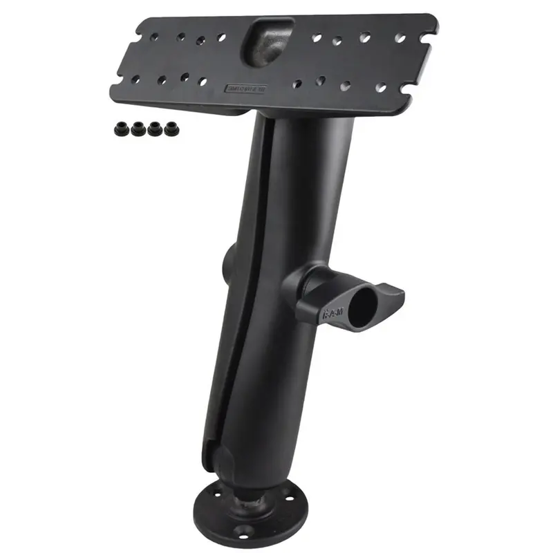 Ram Mount Marine Electronics Mount Long - Gimbal Brackets Under 15Lbs [Ram-D-111U-E] 1