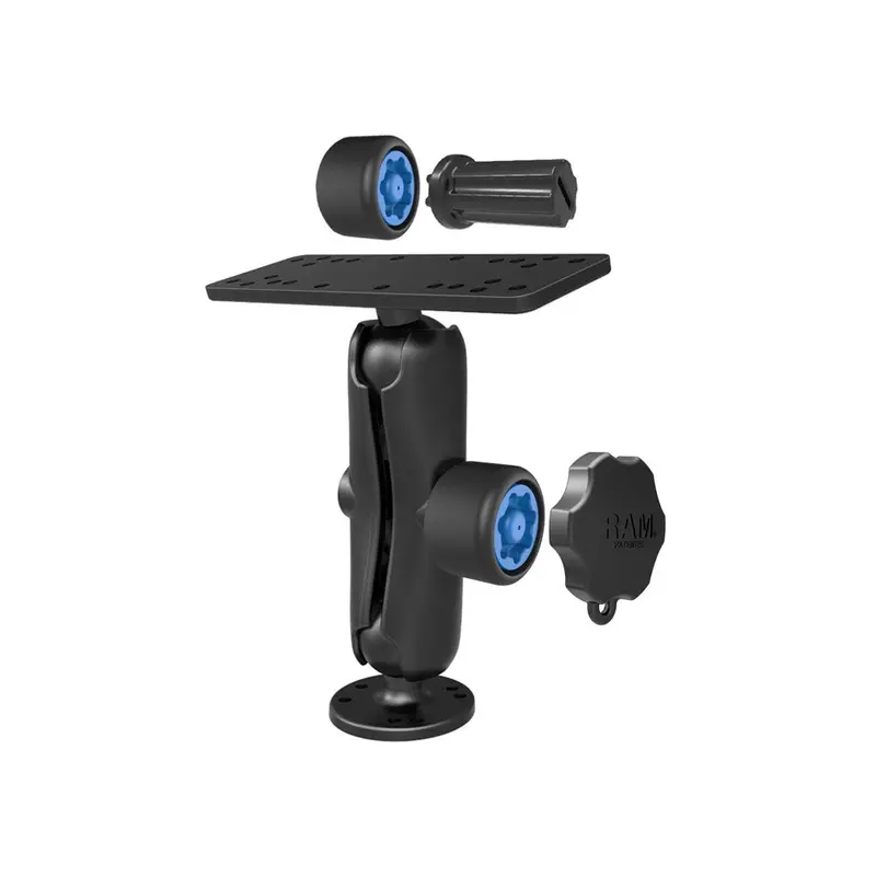 Ram Mount Marine Electronics Mount W/Combination Pin-Lock Security Kit [Ram-Sg-111U] 1