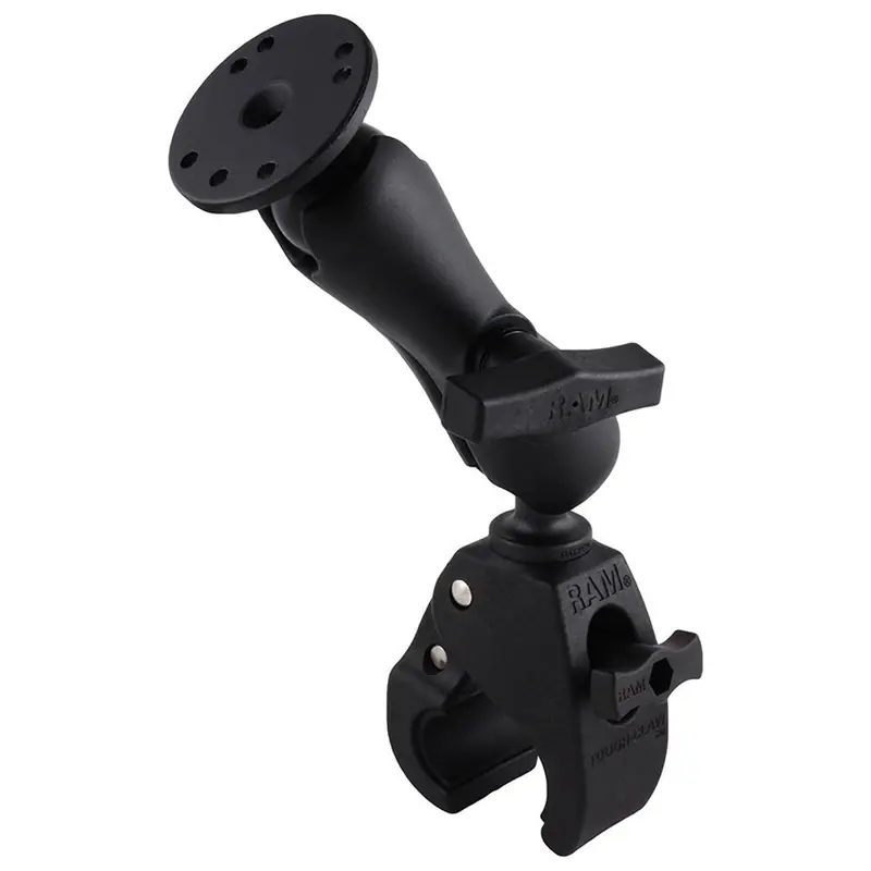 Ram Mount Medium Tough-Claw Base W/Double Socket Arm & 1.5" Round Base Adapter [Rap-404-202U] 1
