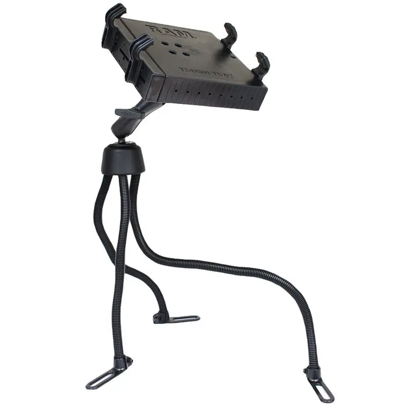 Ram Mount Pod Iii Universal No-Drill Double Ball Mount W/Tough-Tray [Ram-316-3Ba1u] 1