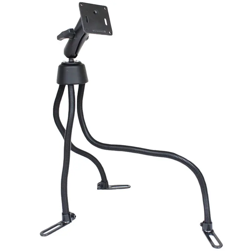 Ram Mount Pod Iii Universal No-Drill Mount W/Double Socket Arm, 2.5" Round Base & 3.625" Square Base [Ram-316-3-2461U] 1