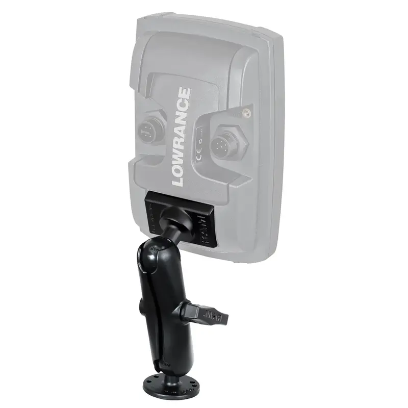 Ram Mount Quick Release Mount F/Lowrance Mark & Elite 4 [Ram-B-101-Lo11] 1