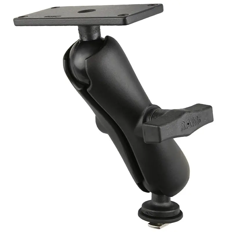 Ram Mount Ram 1.5" Ball Mount With Track Ball Base  2" X 4" Plate For The Humminbird Helix 7 Only [Ram-202-24-354-Tra1u] 1